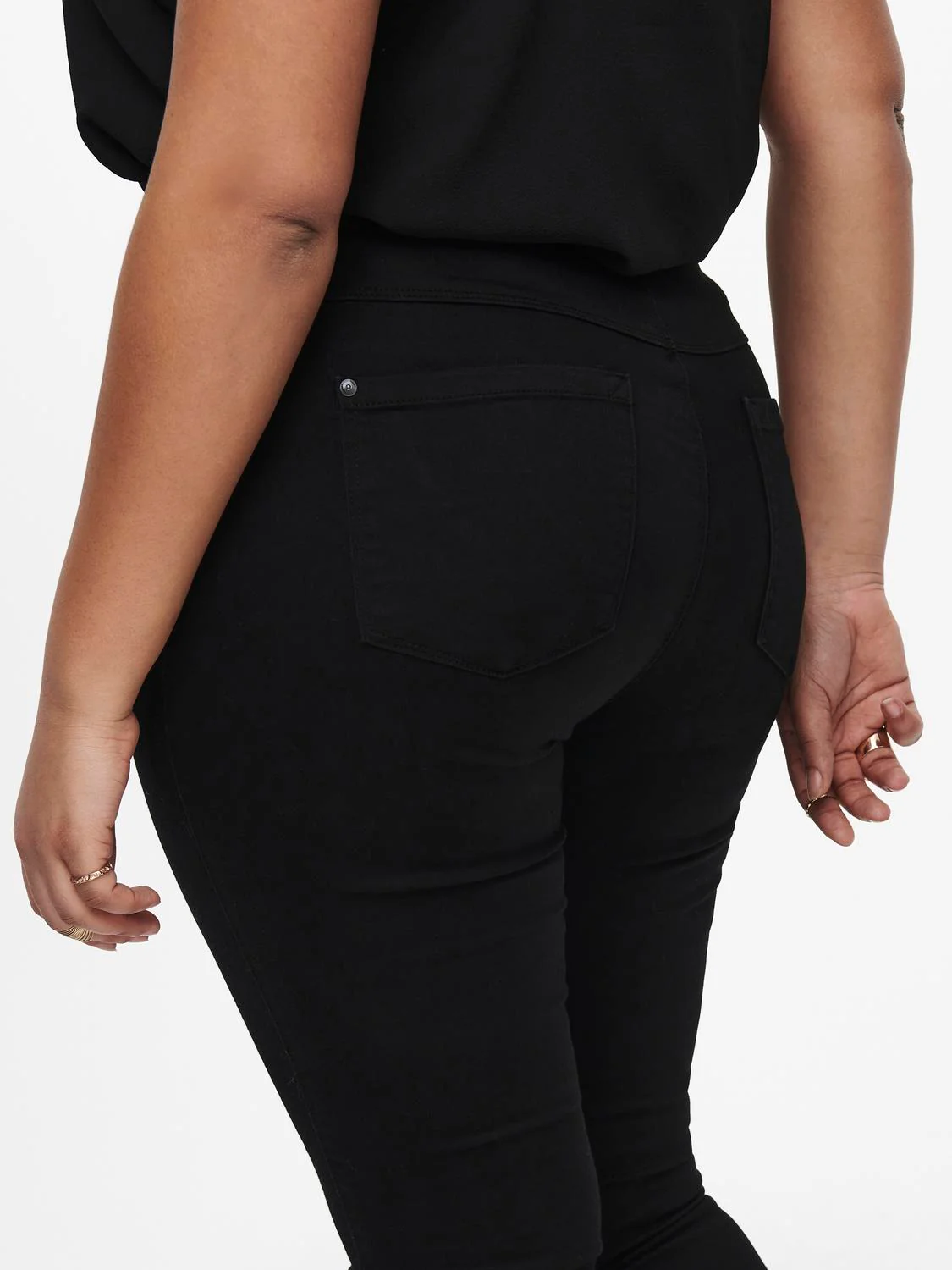 CarAugusta HW Skinny Black Jeans - 3 længder - Noos - Image 12