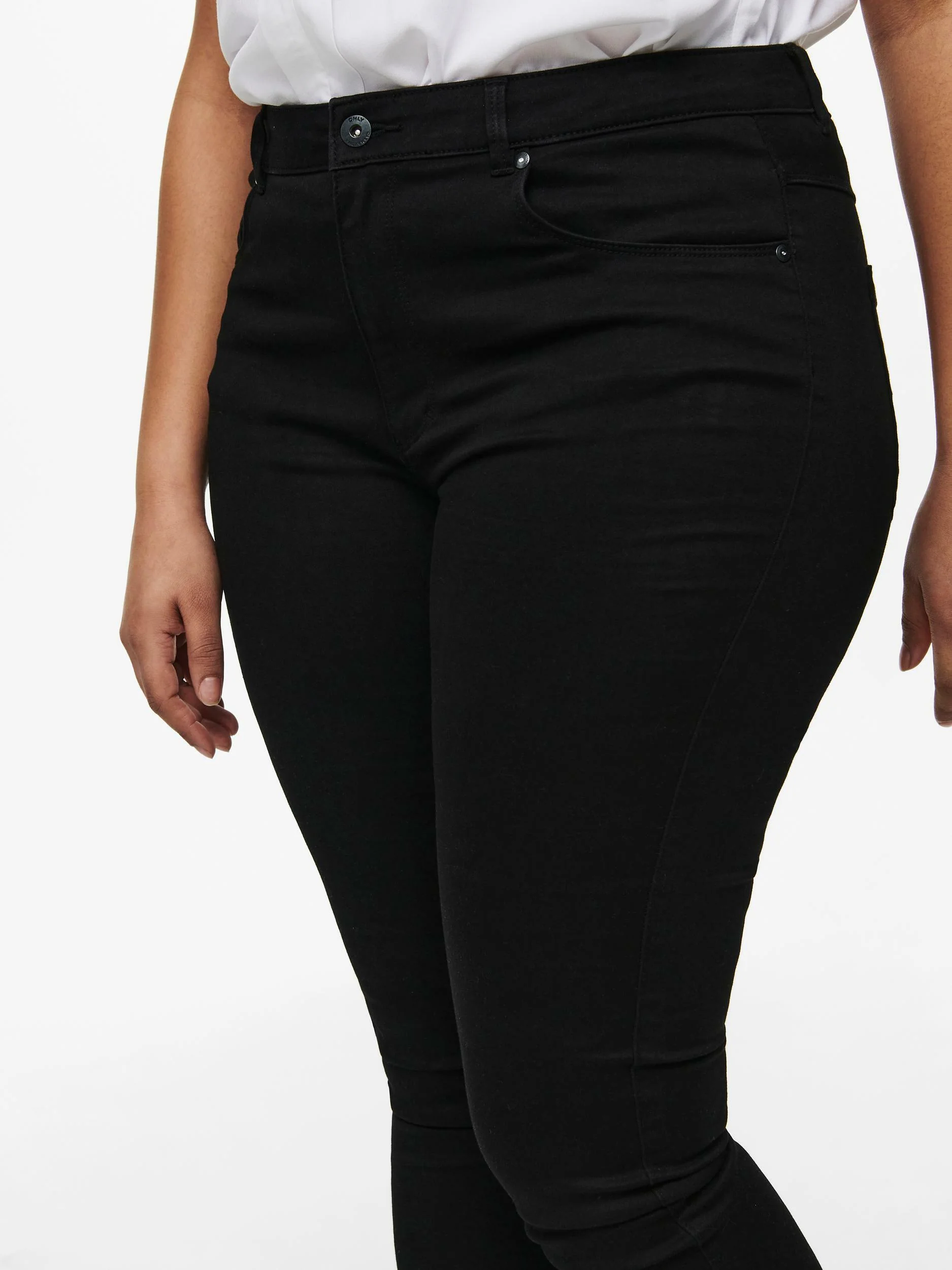 CarAugusta HW Skinny Black Jeans - 3 længder - Noos - Image 4