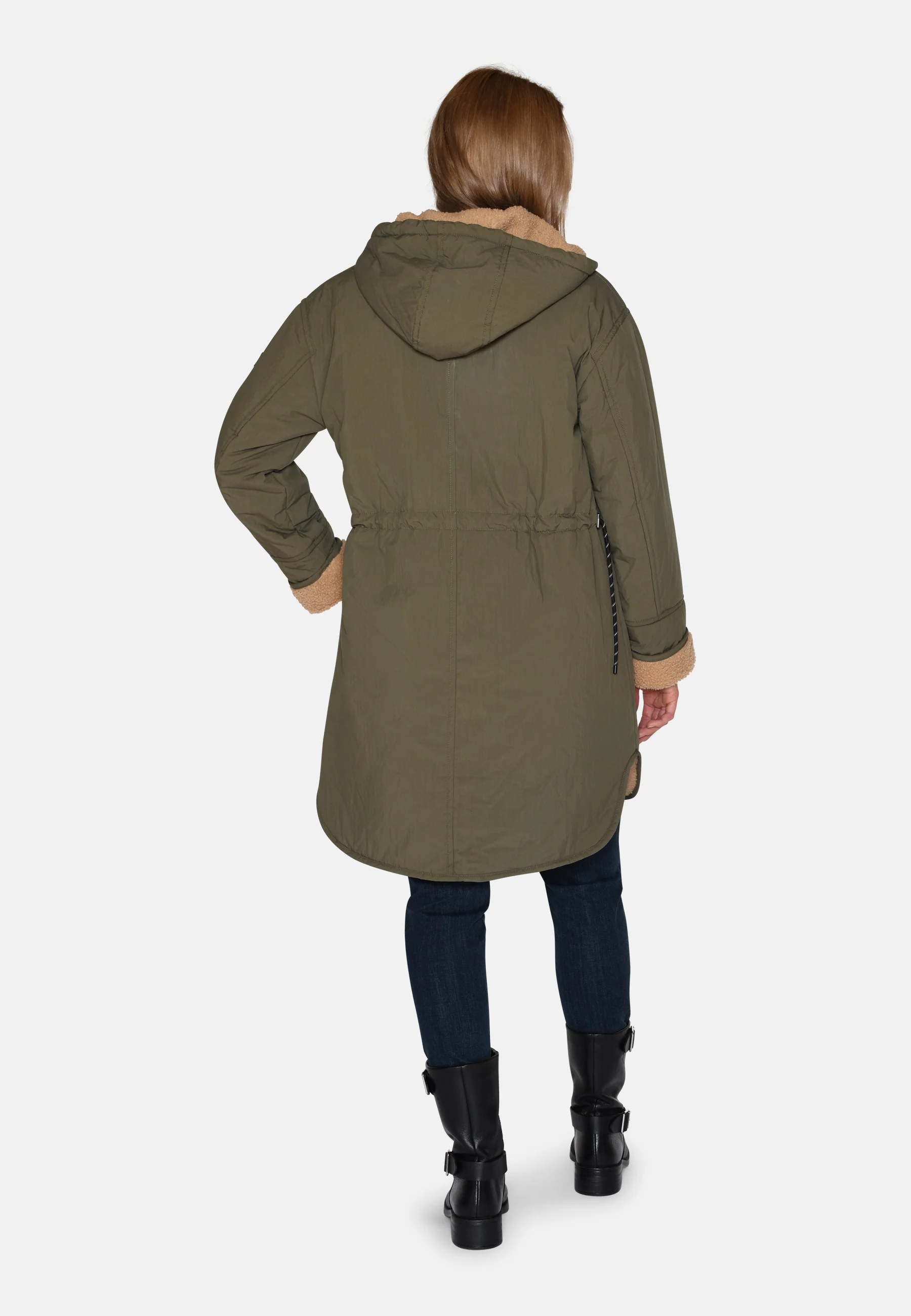 EtTeddy Mix Parka Coat - Image 3