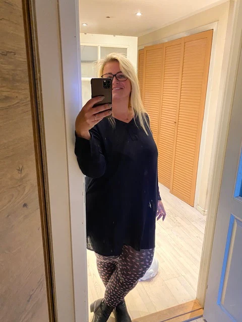 Tunic i crepe-viscose fra Kaffe Curve! - Image 7