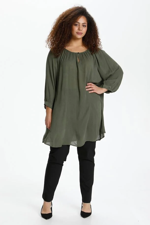 Tunic i viscose fra Kaffe Curve - Noos - Image 11
