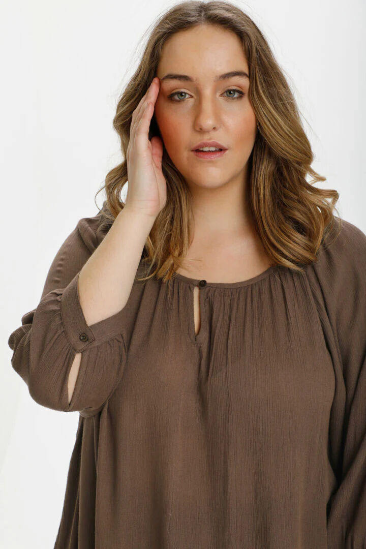 Tunic i viscose fra Kaffe Curve - Noos - Image 9