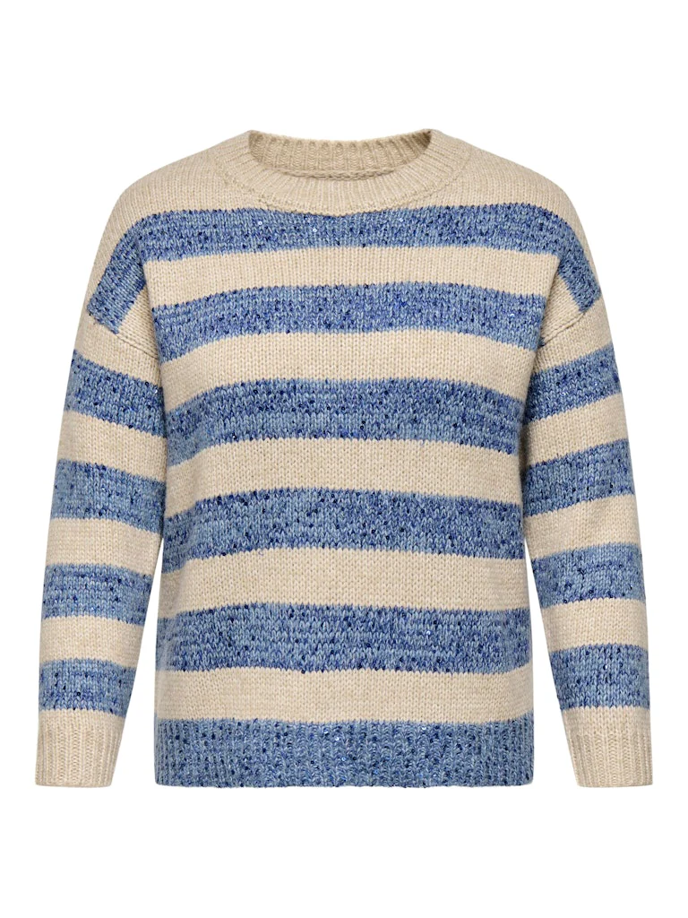 CARDUNDEE - Stribet Strikbluse - Image 6