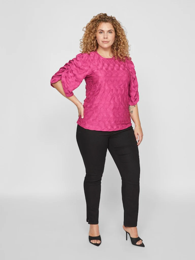 VIELVISA O-NECK 2/4 TOP - Image 3