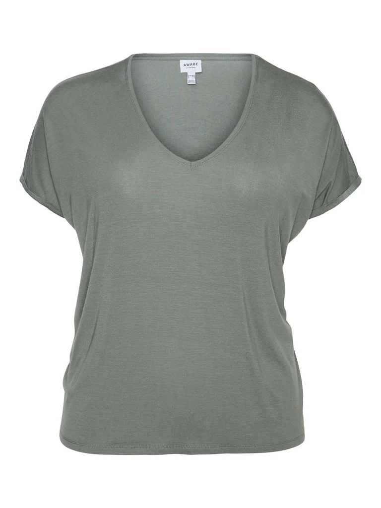 VMAYA SS V-NECK TEE NOOS CURVE - Image 5
