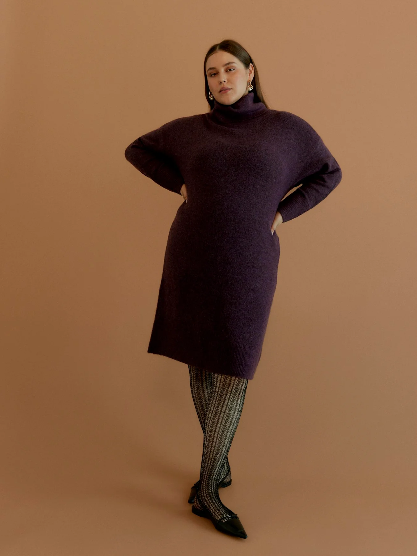 VMCFILUCA LS COWLNECK DRESS