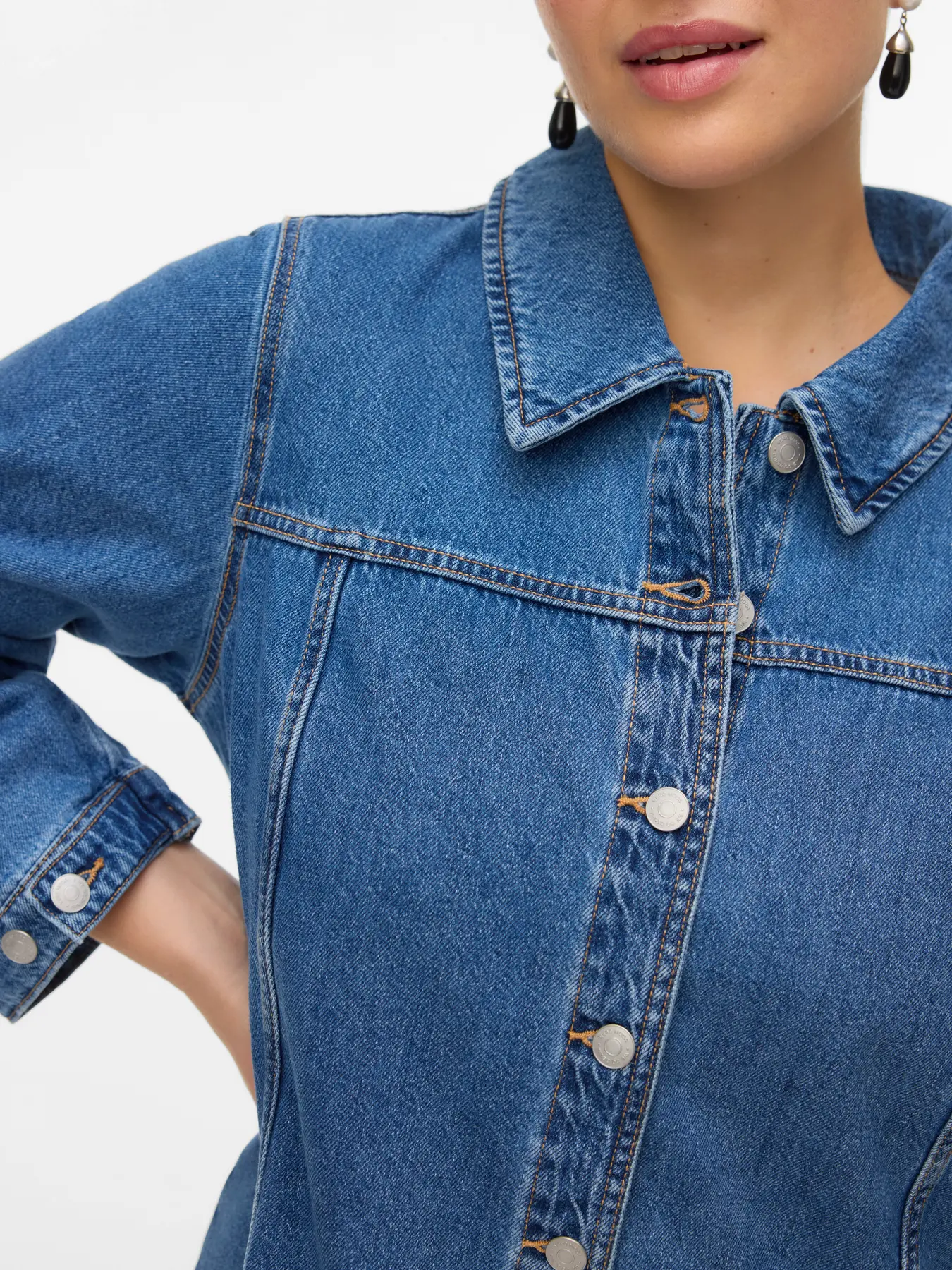 VMCFINDO - Denim Kjole - Image 3