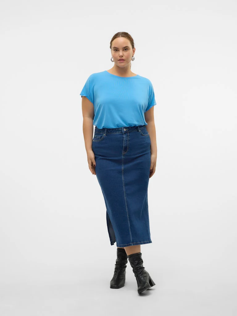 VMCSERENA HR 7/8 DENIM SKIRT - Image 2