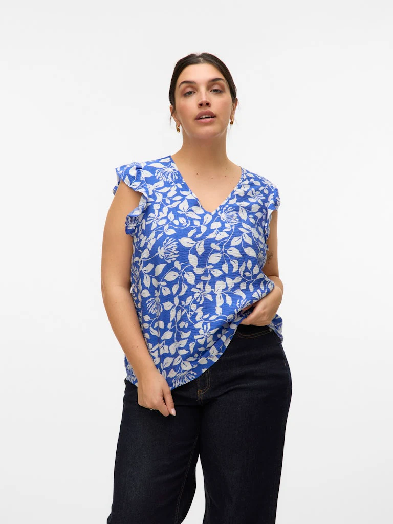 VMCVERA - Bluse med V-hals