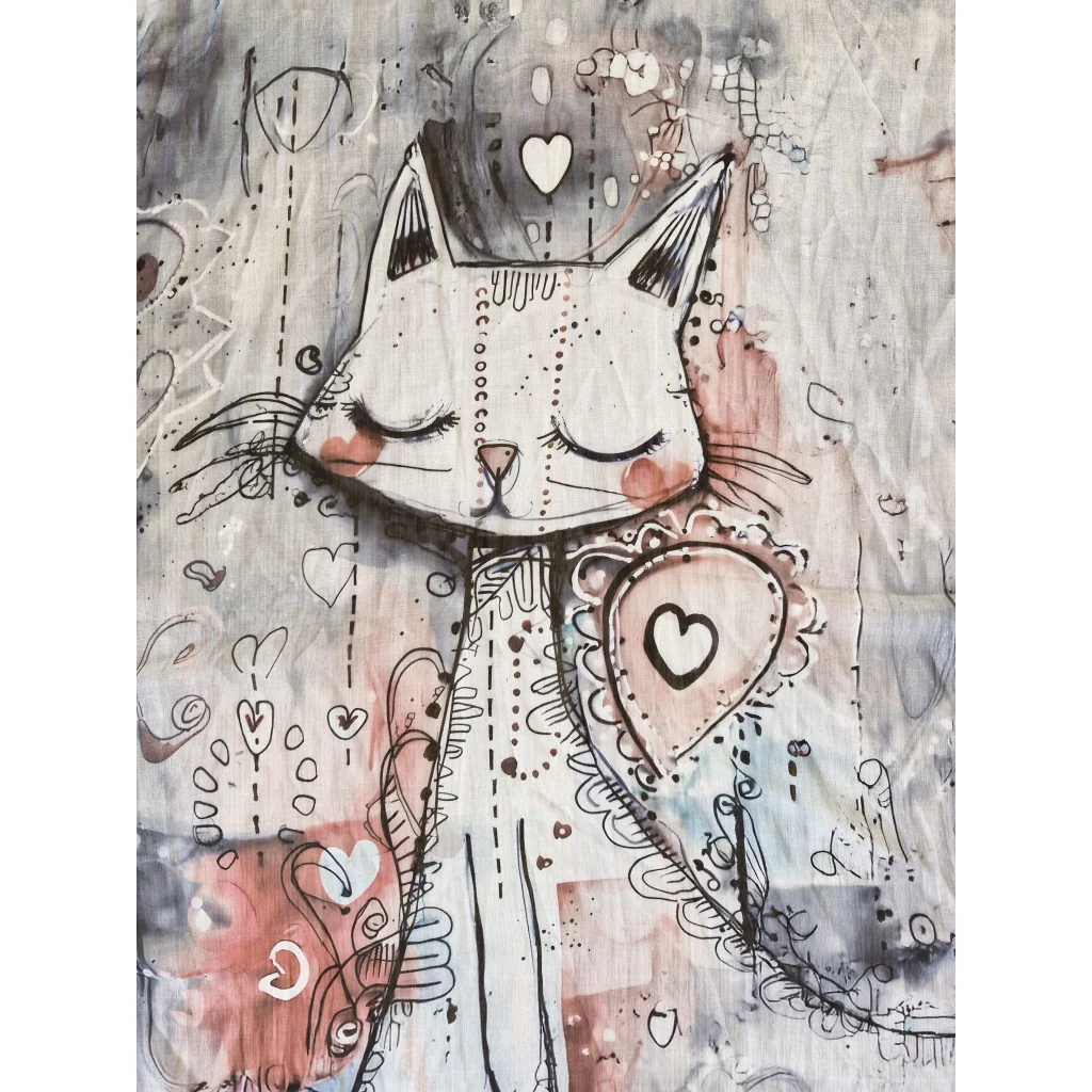 VaTørklæde - BA3287 - Hearty Kitten - Image 2