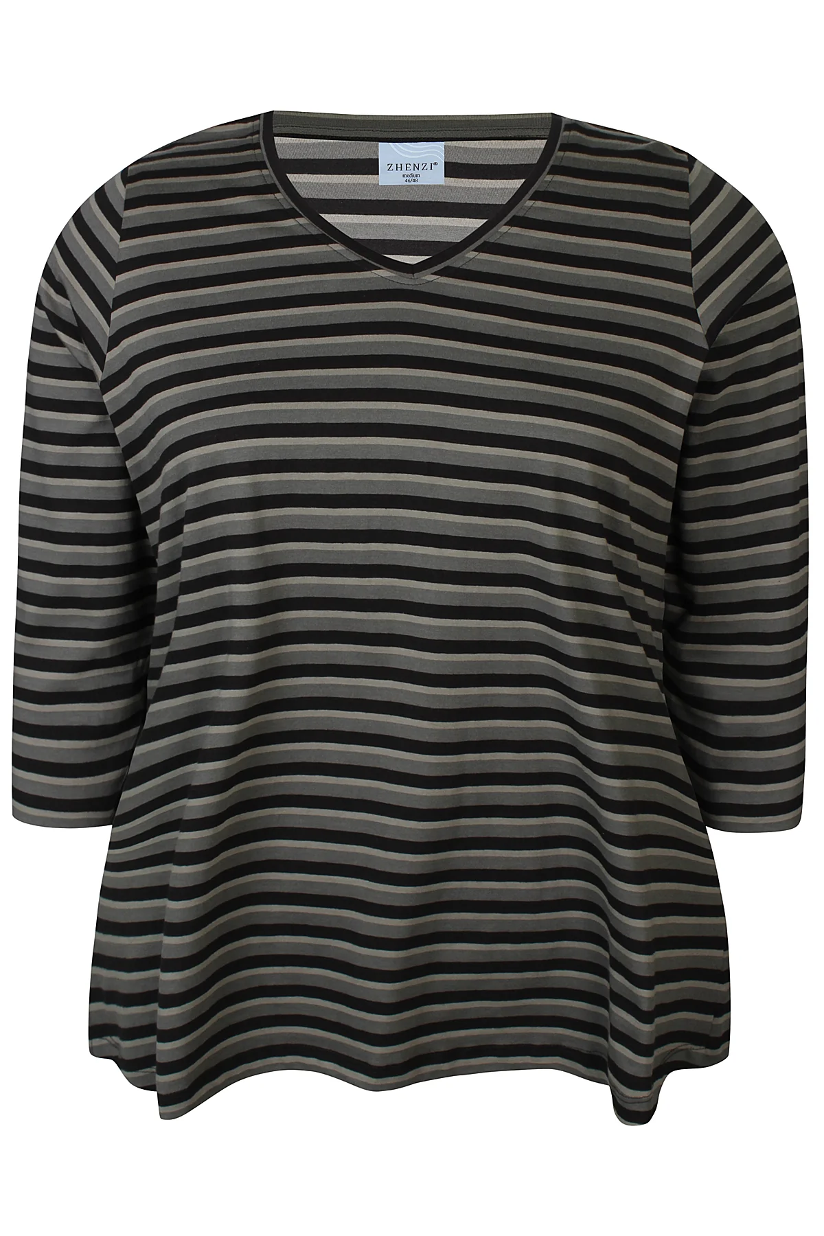 ZhAlberta 1010 - Stribet T-shirt - Image 4