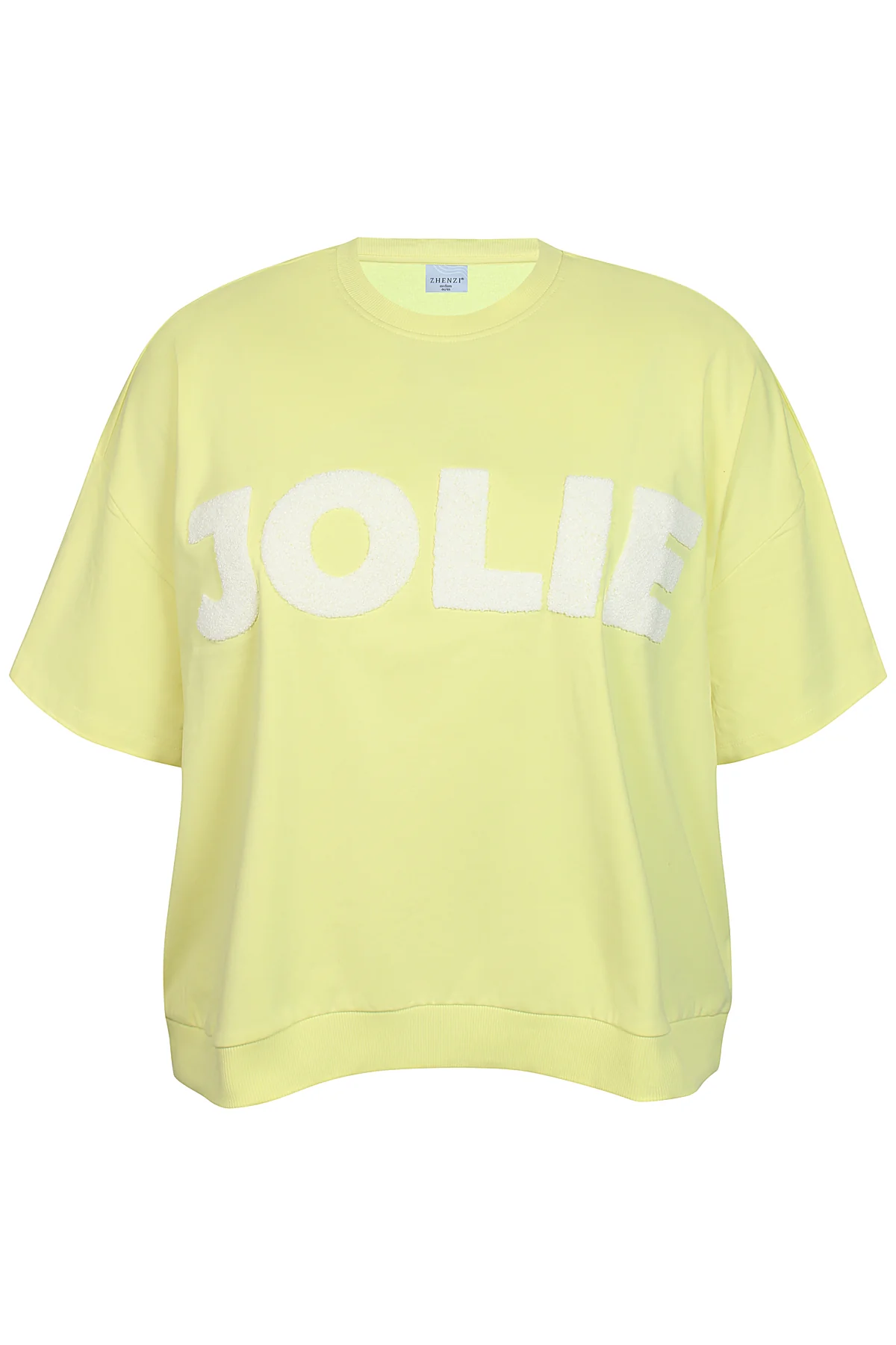 ZhBella 1722 - Sweatshirt med Frotté Broderi - Image 4