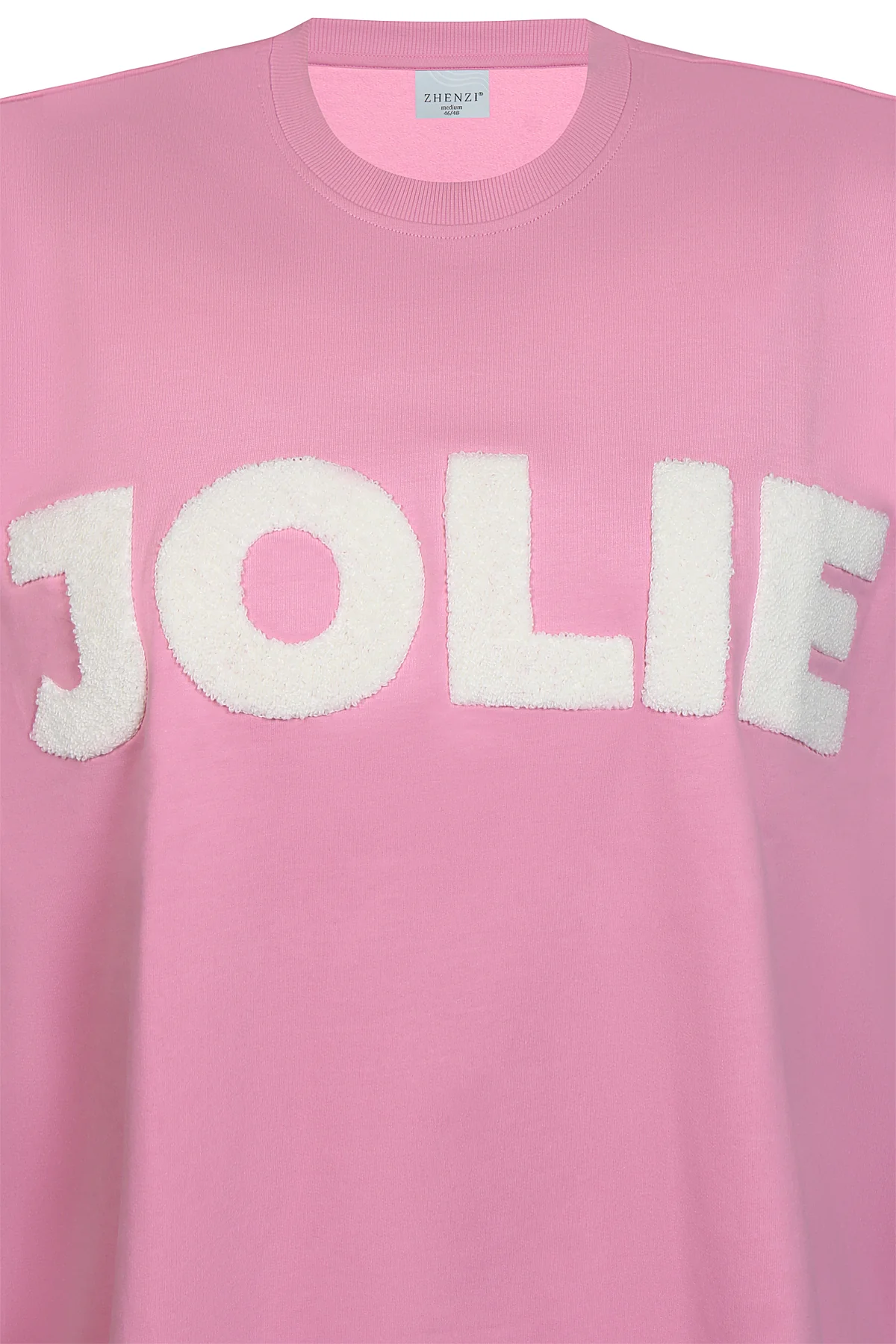 ZhBella 1722 - Sweatshirt med Frotté Broderi - Image 5