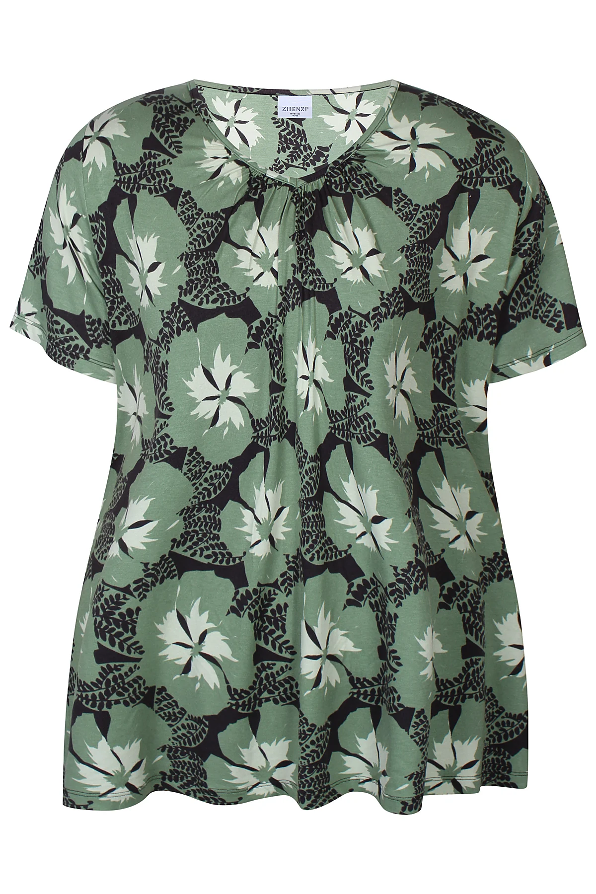 ZhCindy 1273 - Kortærmet Bluse - Image 2