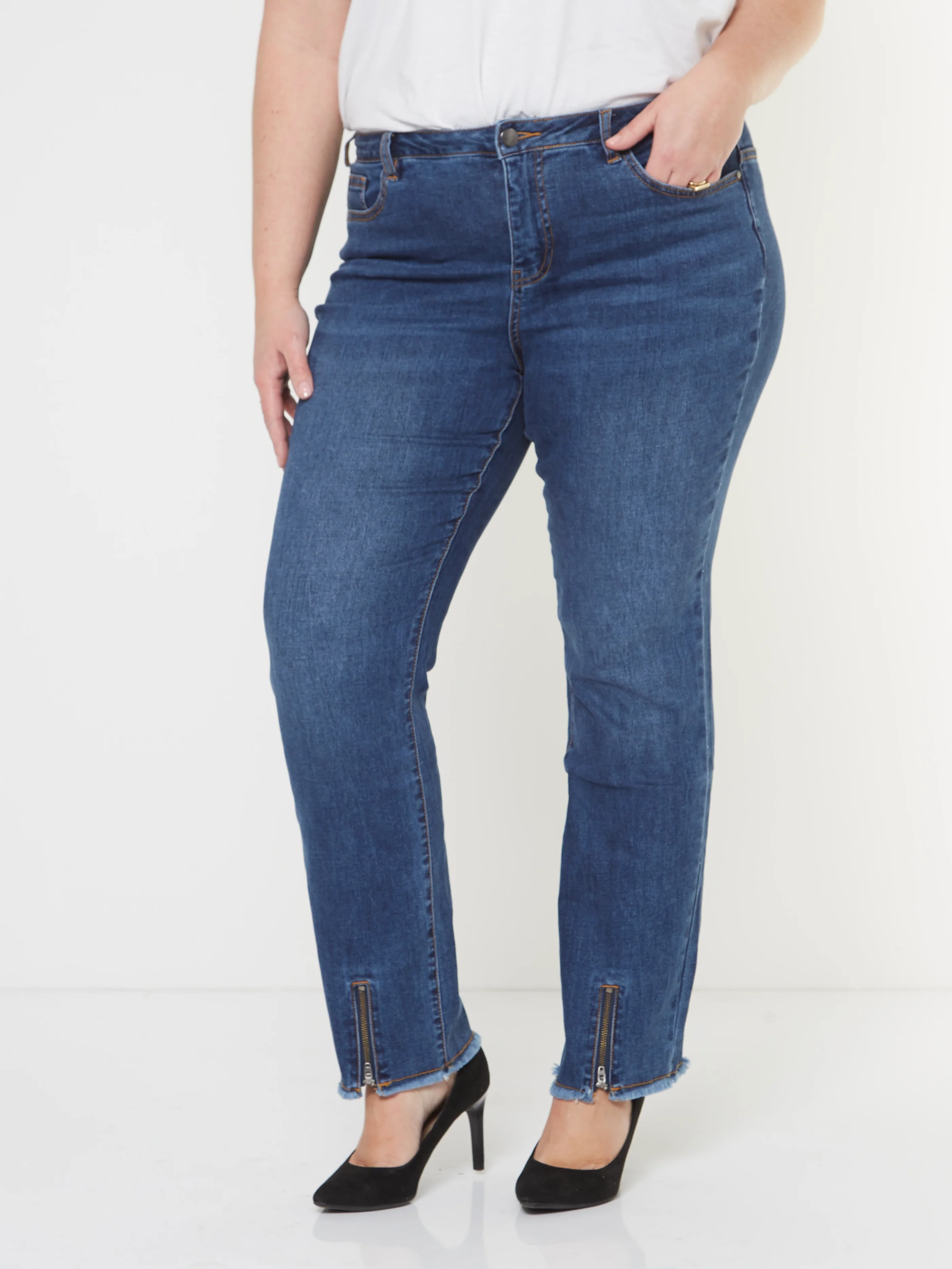 ZoSONJA - ZIPPER JEANS - Image 3